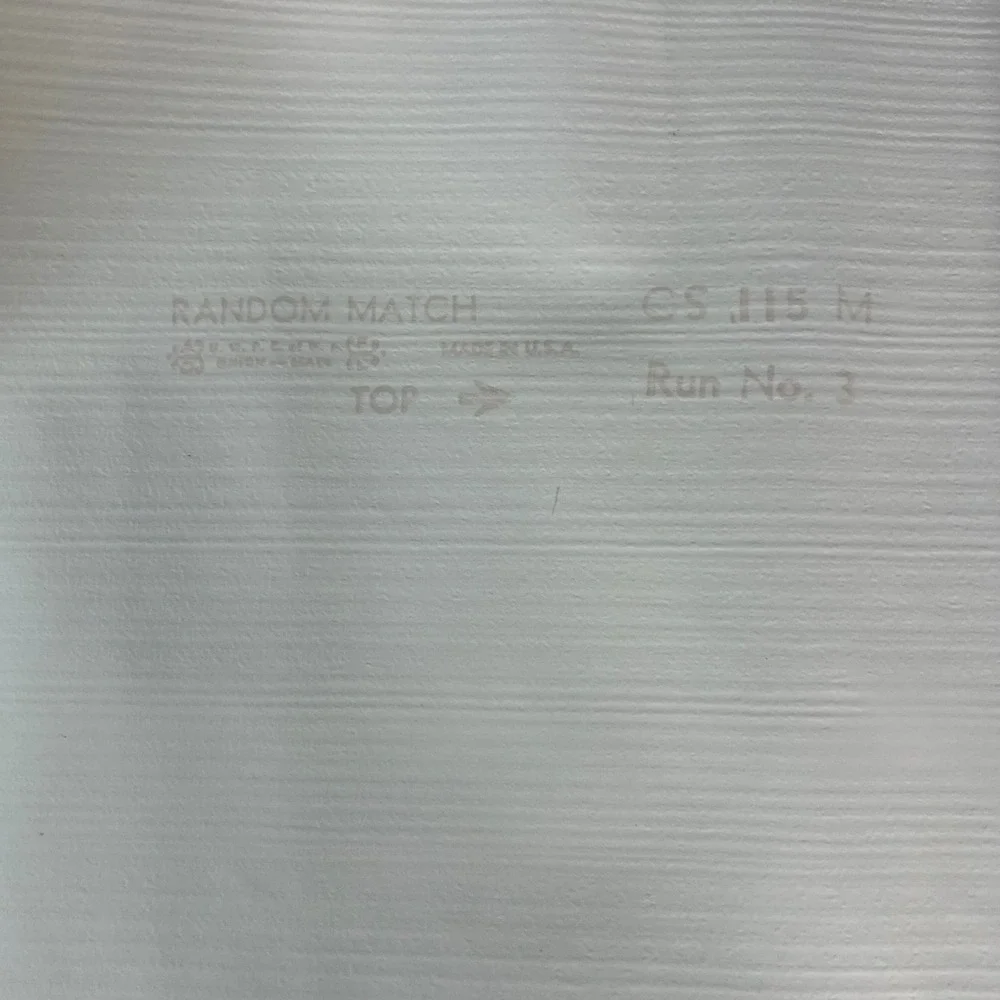 Vintage Pinstripe Textured Wallpaper Roll Cream Brown Made in USA 20.5